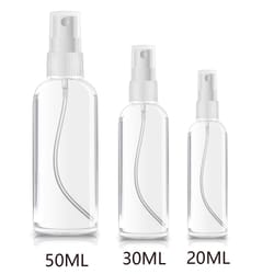 transparent refillable spray bottle mini cosmetic atomizer