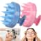 Silicone Scalp Scrubber Shampoo Brush For Deep Hair Cleansing 0