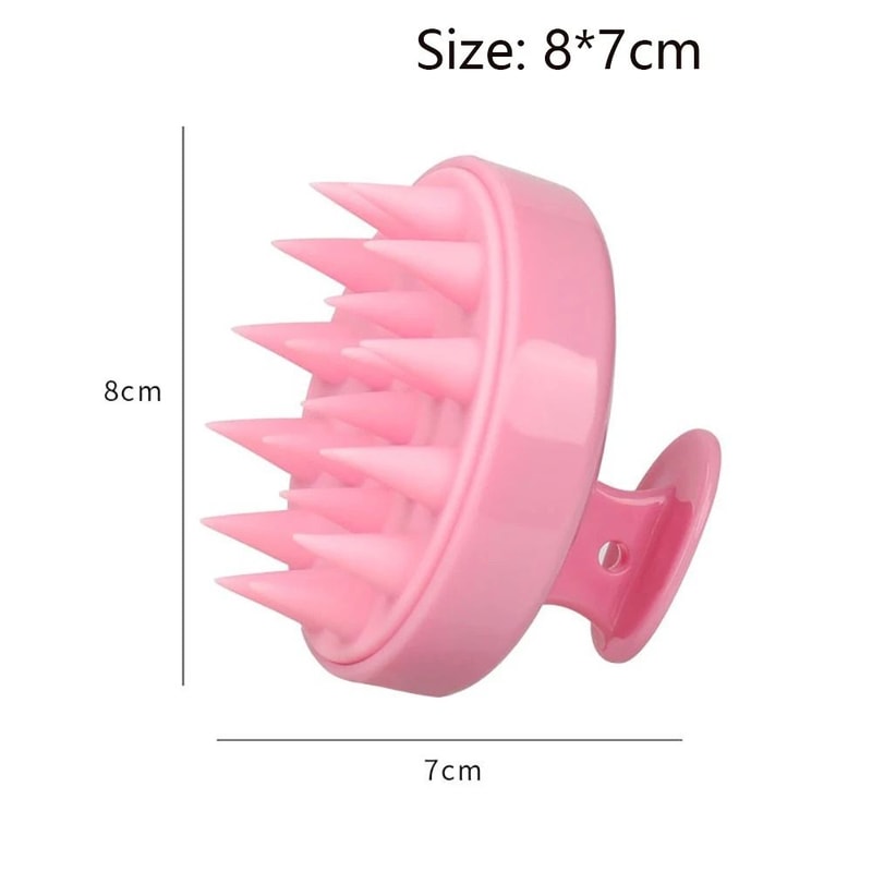 Silicone Scalp Scrubber Shampoo Brush For Deep Hair Cleansing 13