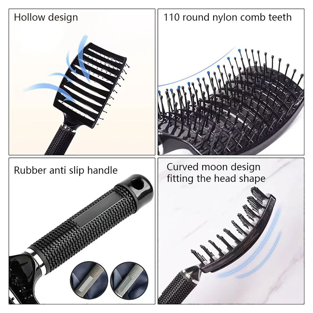 Wet Hair Detangling Brush Scalp Massage Comb For Women And Girls 8