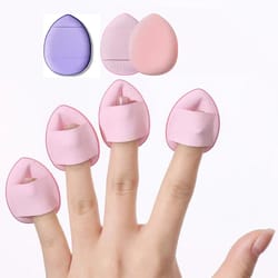 mini finger puff foundation sponge air cushion makeup applicator