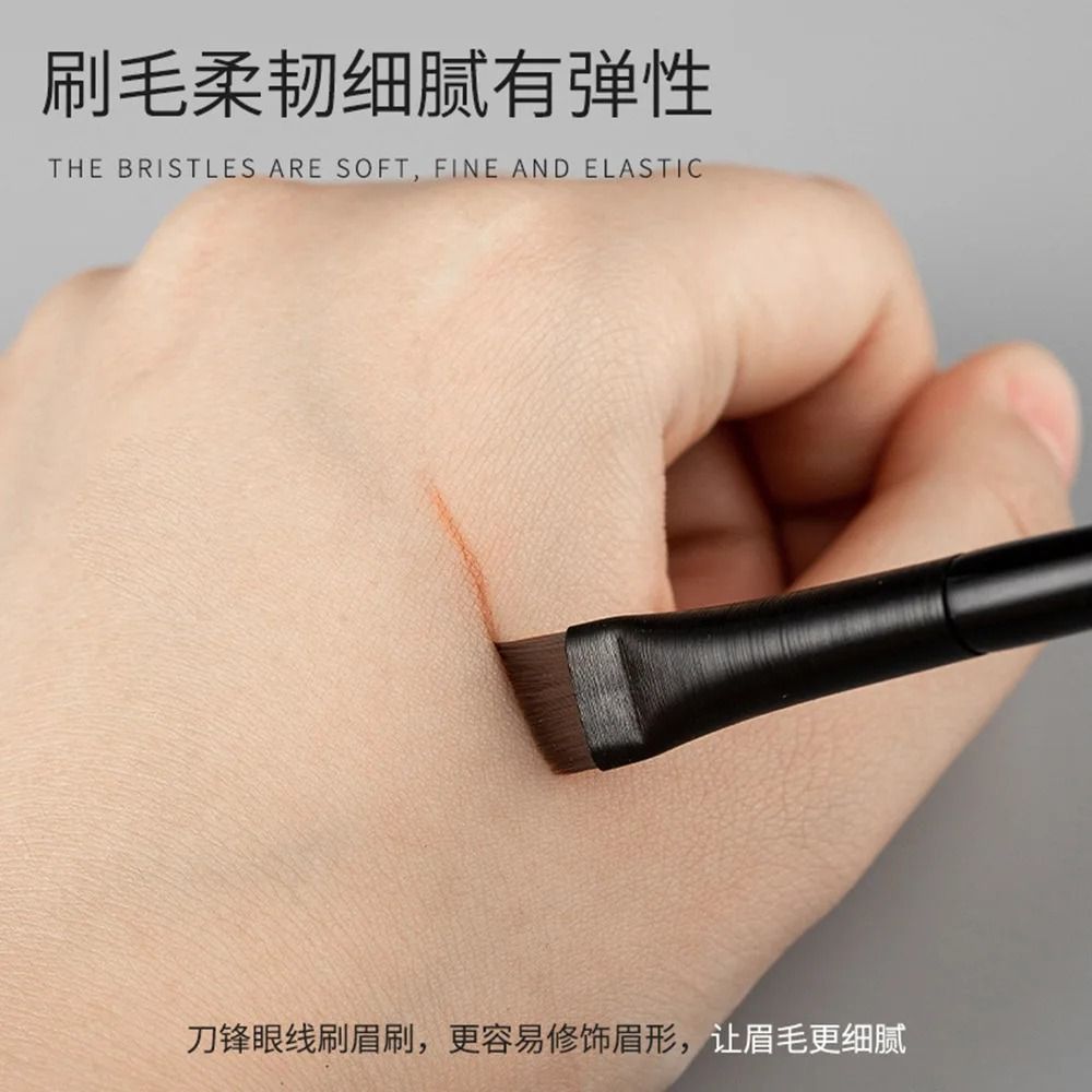 Angled Eyebrow Eyeliner Brush Precision Blade Makeup Tool 5