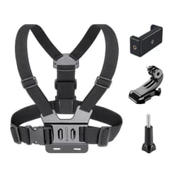 hands free chest mount harness for action camera sports recording