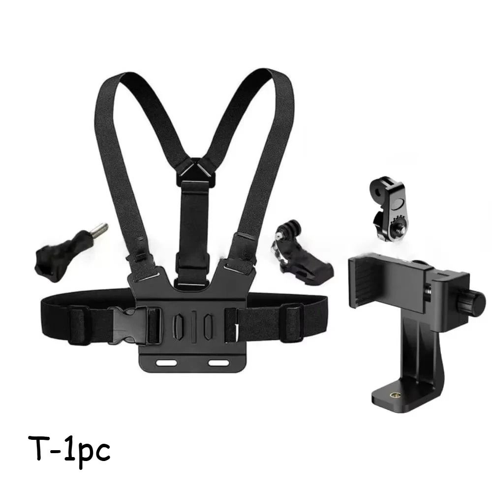 Hands Free Chest Mount Harness For Action Camera Sports Recording 1