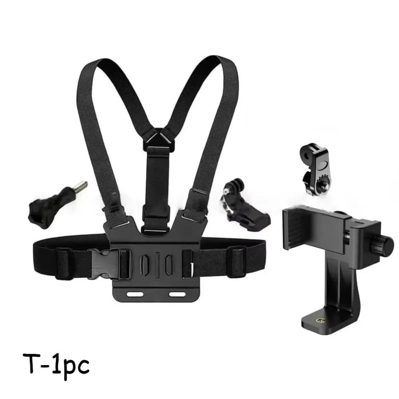 Hands Free Chest Mount Harness For Action Camera Sports Recording 1