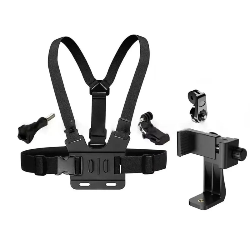 Hands Free Chest Mount Harness For Action Camera Sports Recording 5