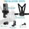 Hands Free Chest Mount Harness For Action Camera Sports Recording 7
