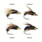 Brass Bead Head Scud Fly Artificial Insect Fishing Lure Set 5