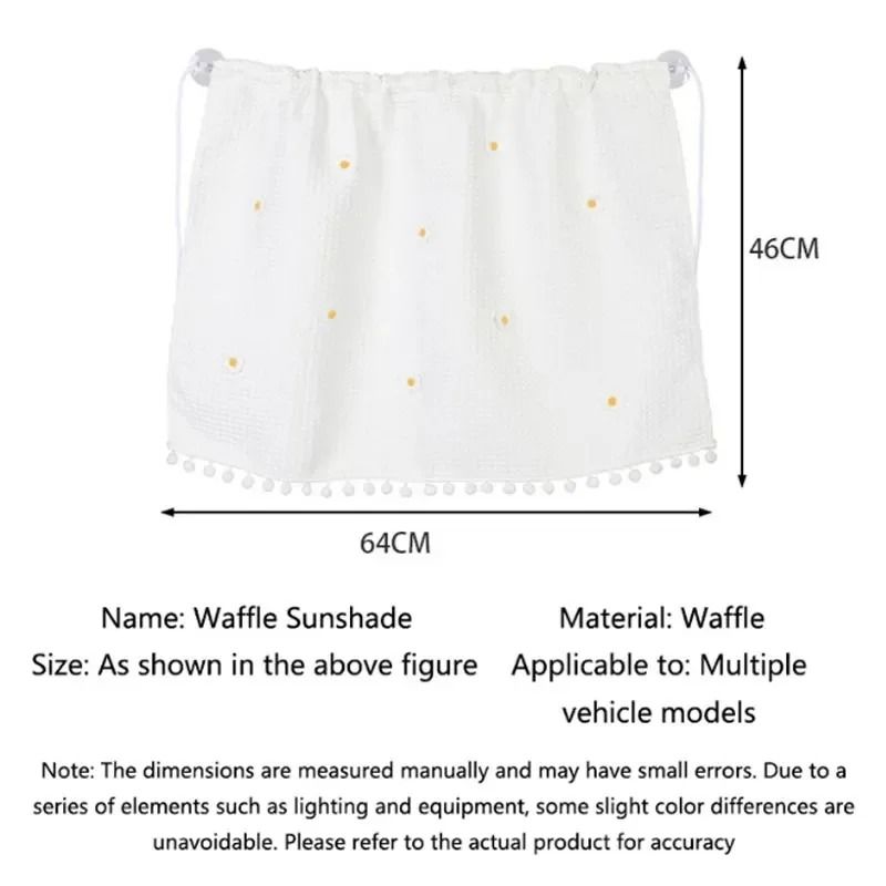 Cute Cartoon Car Window Sunshade UV Protection Curtain For Kids 8