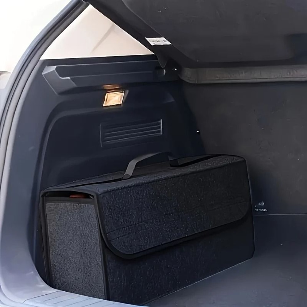 Large Felt Car Trunk Organizer Storage Box For Tools And Accessories 5