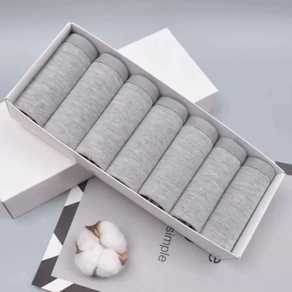 Womens Cotton Panties Set Breathable Plus Size Briefs Underwear 6