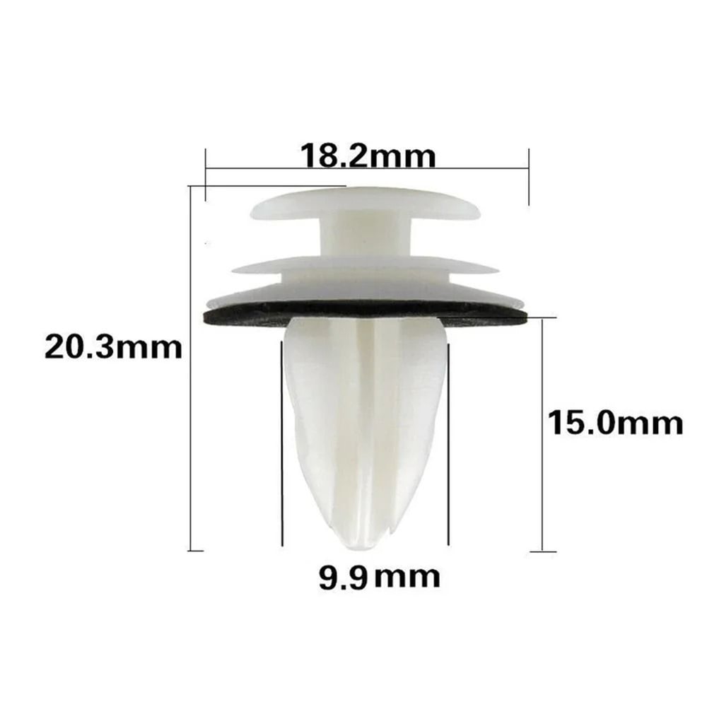 50 PCS BMW Door Panel Clips With Seal Ring Bumper Fastener Set 3