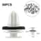50 PCS BMW Door Panel Clips With Seal Ring Bumper Fastener Set 4
