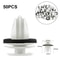 50 PCS BMW Door Panel Clips With Seal Ring Bumper Fastener Set 4