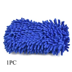 1 pc scratch free microfiber car wash sponge polishing cleaning pad