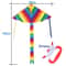 Easy Flying Rainbow Kite With Long Tail Outdoor Kids Toy 0