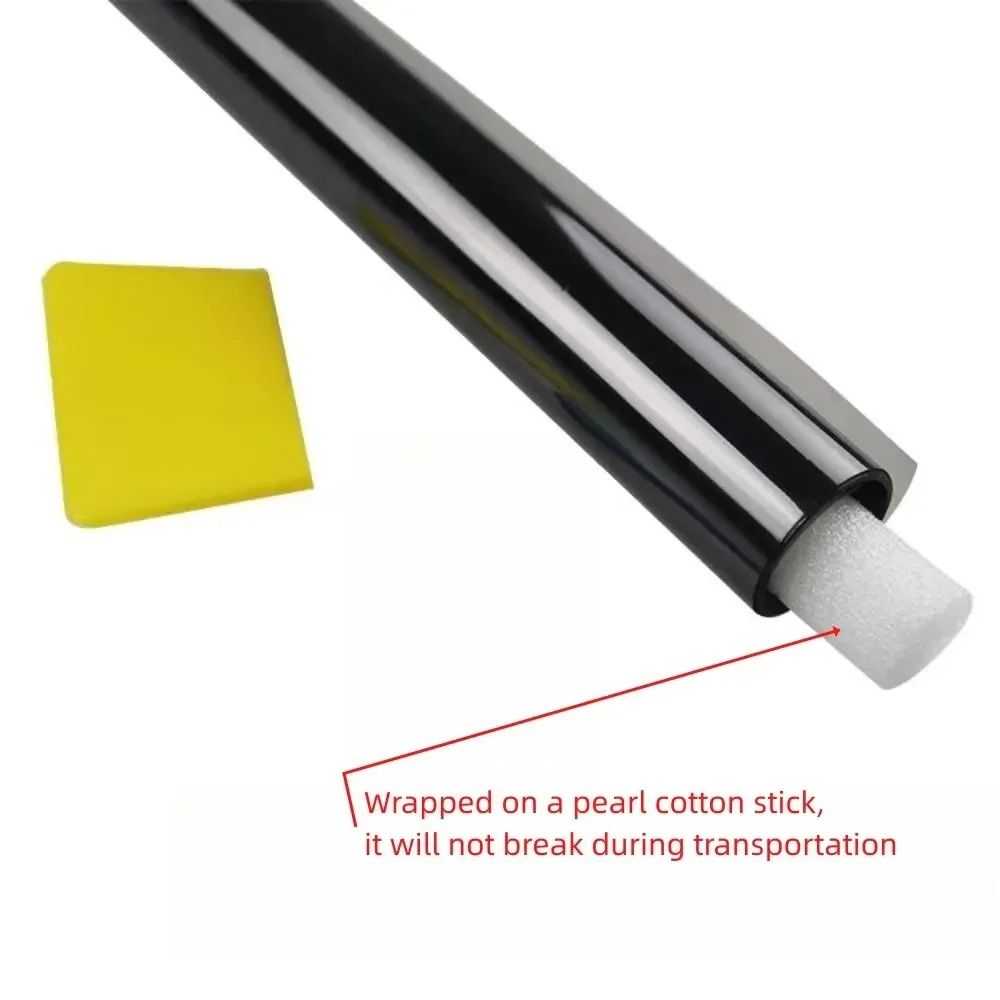 Black Window Tint Film UV Protection For Car And Home Glass 3