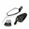 Universal Bar End Motorcycle Rearview Mirrors 22mm Handlebar Set 4