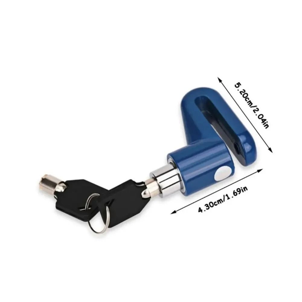 Anti Theft Disc Brake Lock With Steel Cable For Scooter And Bike 6