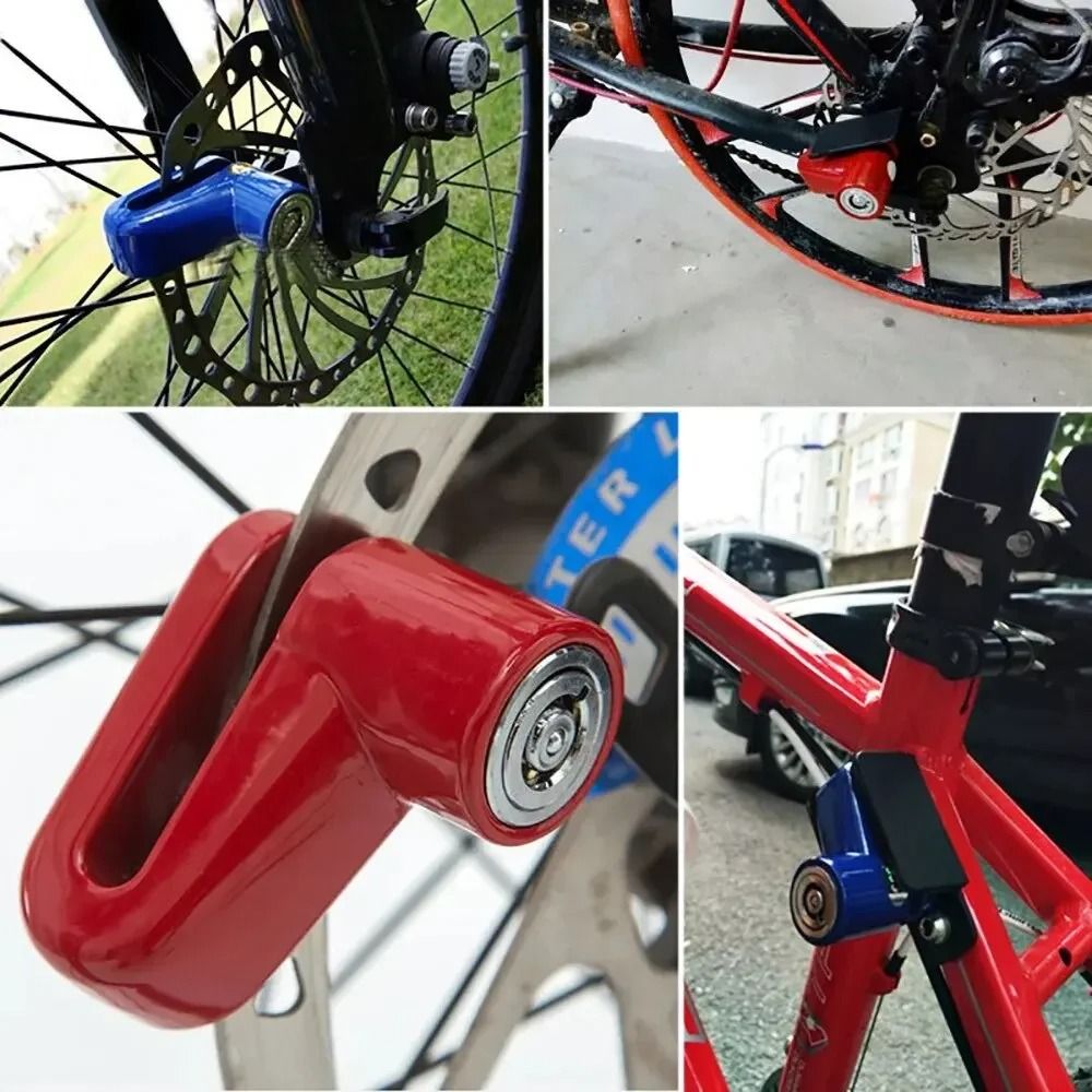 Anti Theft Disc Brake Lock With Steel Cable For Scooter And Bike 8