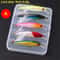 Laser Minnow Fishing Lure Set Hard Bait With Feather Treble Hooks 1