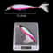 Laser Minnow Fishing Lure Set Hard Bait With Feather Treble Hooks 6