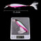 Laser Minnow Fishing Lure Set Hard Bait With Feather Treble Hooks 6