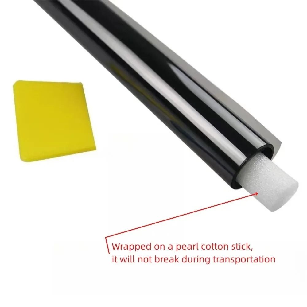 Black Window Tint Film For Car And Home UV Solar Protection 2