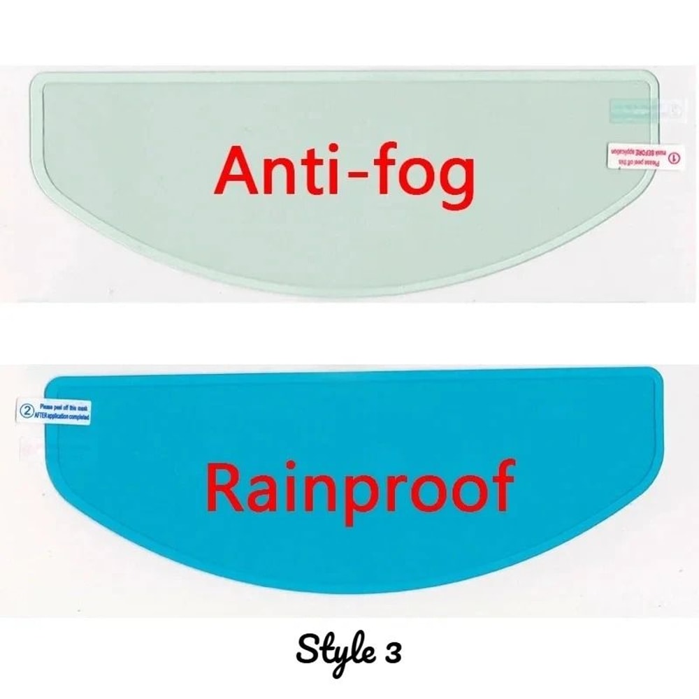 Motorcycle Helmet Anti Fog Visor Film Nano Coating Sticker 9