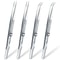 High Precision Jewelry Tweezers Stainless Steel Diamond Holding Tool 3