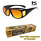 Night Vision Sunglasses For Driving UV Protection Safety Glasses 5
