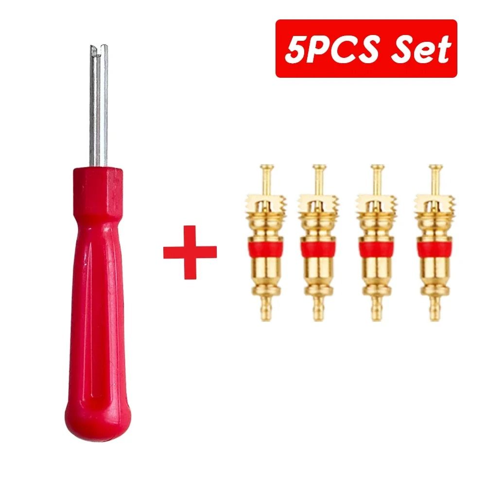 Tire Valve Core Remover Tool Set For Car Bike And Truck 6