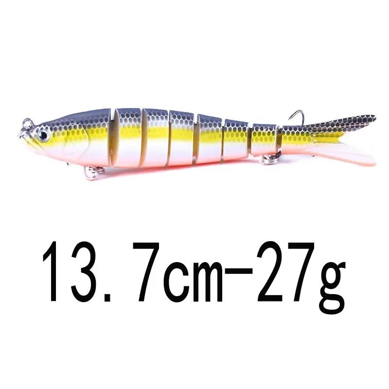 Multi Jointed Swimbait Fishing Lure Sinking Hard Bait For Bass 19