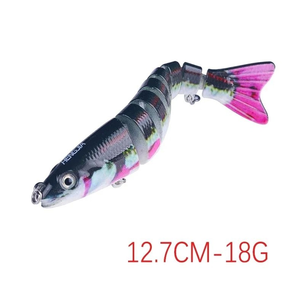 Multi Jointed Swimbait Fishing Lure Sinking Hard Bait For Bass 15