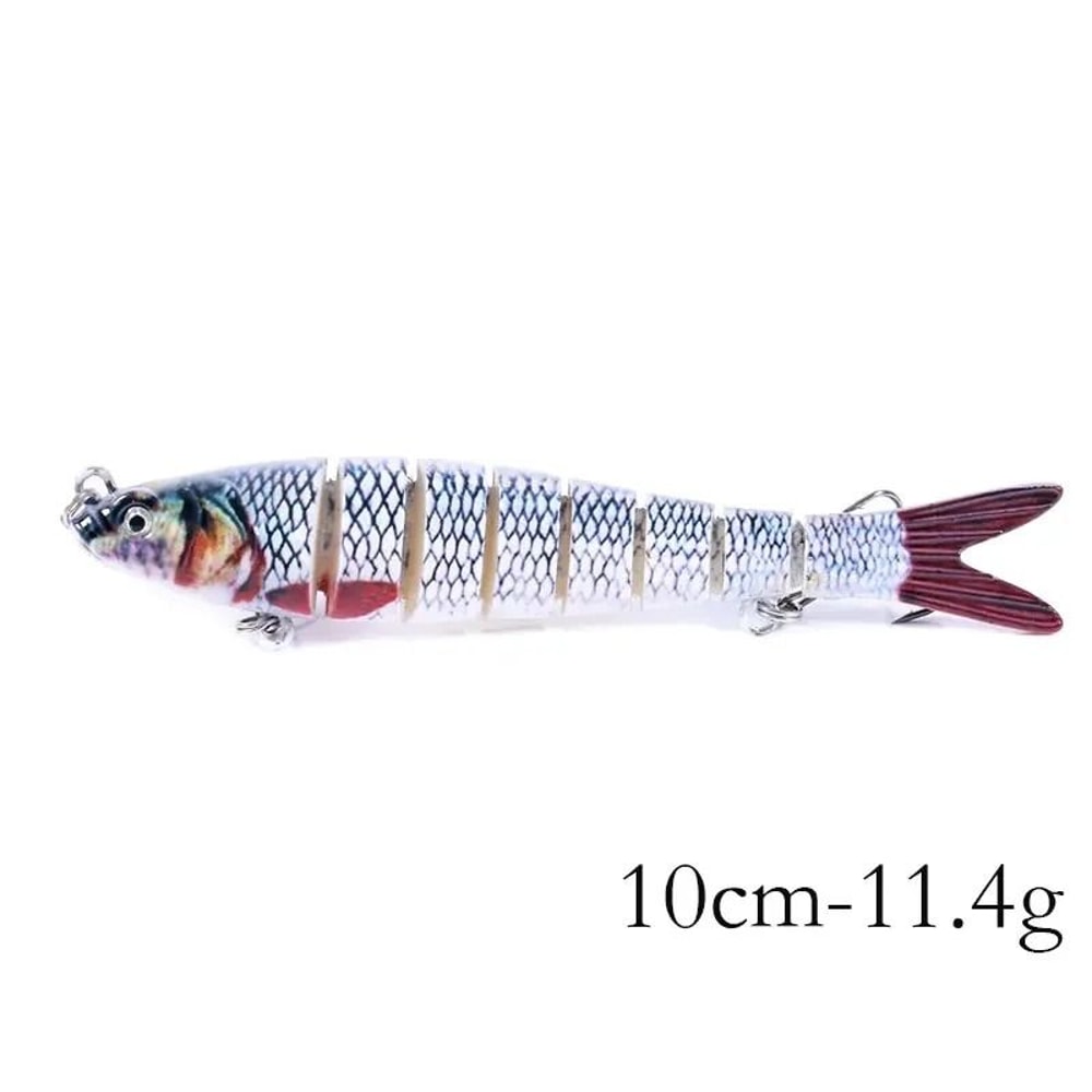 Multi Jointed Swimbait Fishing Lure Sinking Hard Bait For Bass 9