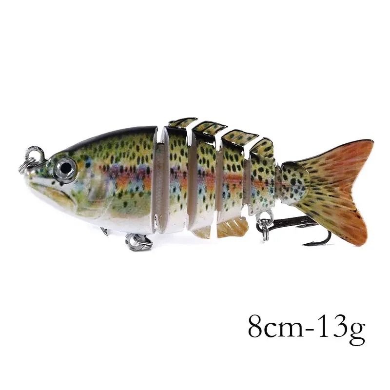 Multi Jointed Swimbait Fishing Lure Sinking Hard Bait For Bass 4