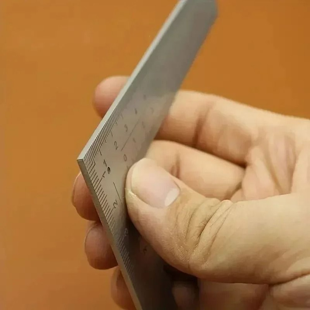 Mini Stainless Steel L Shaped Ruler Precision Corner Gauge 1