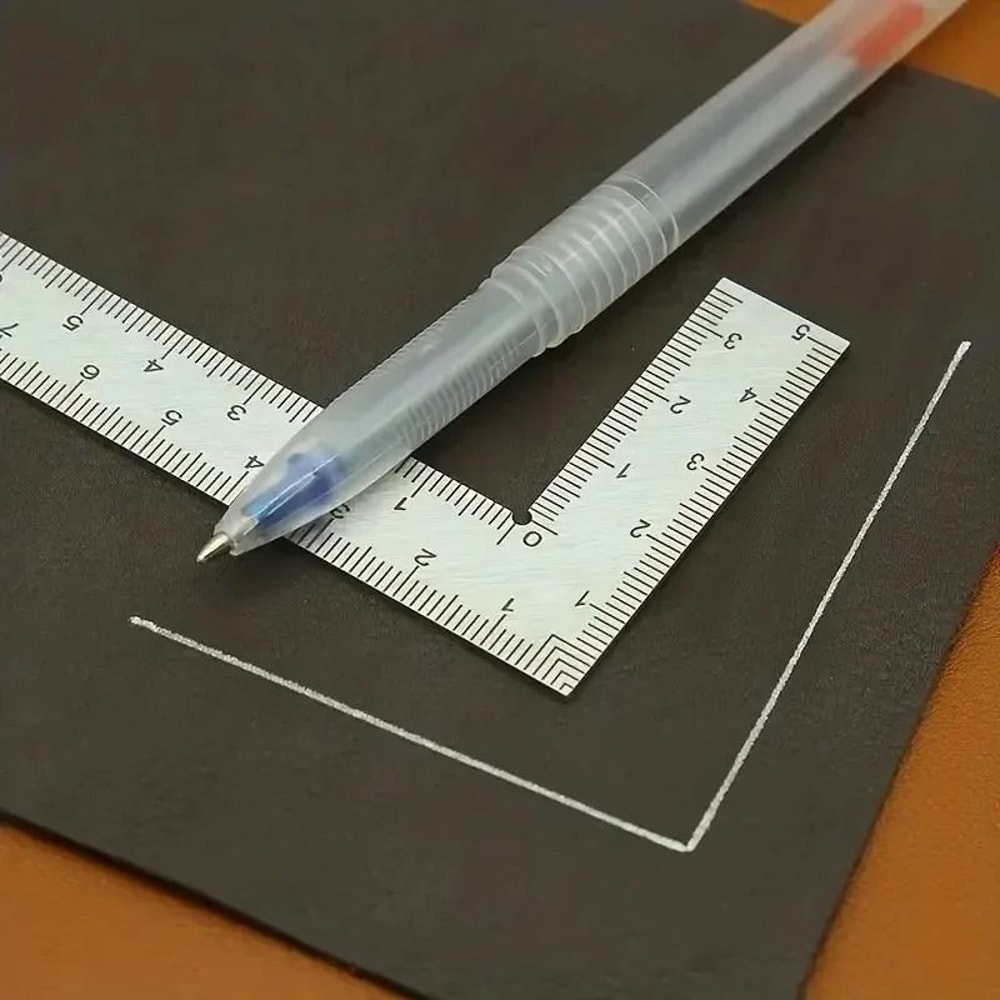 Mini Stainless Steel L Shaped Ruler Precision Corner Gauge 2