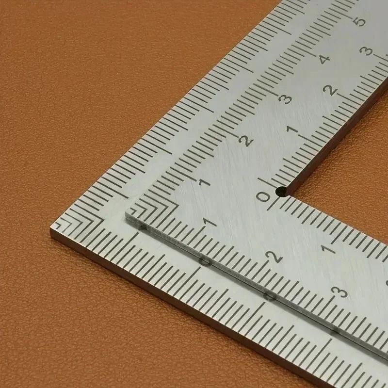 Mini Stainless Steel L Shaped Ruler Precision Corner Gauge 6