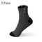 Men Bamboo Fiber Socks Breathable Odor Control Cotton Blend 3