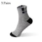 Men Bamboo Fiber Socks Breathable Odor Control Cotton Blend 4