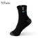 Men Bamboo Fiber Socks Breathable Odor Control Cotton Blend 2