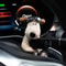 Plush Puppy Car Wiper Decoration Cute Dashboard Dog Accessory 0