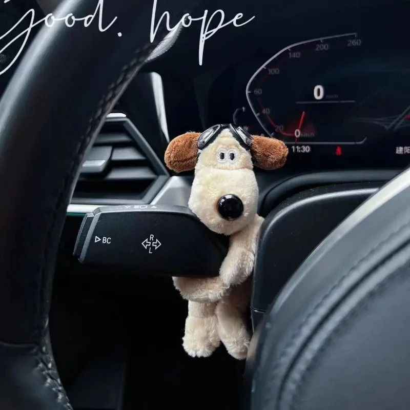 Plush Puppy Car Wiper Decoration Cute Dashboard Dog Accessory 6