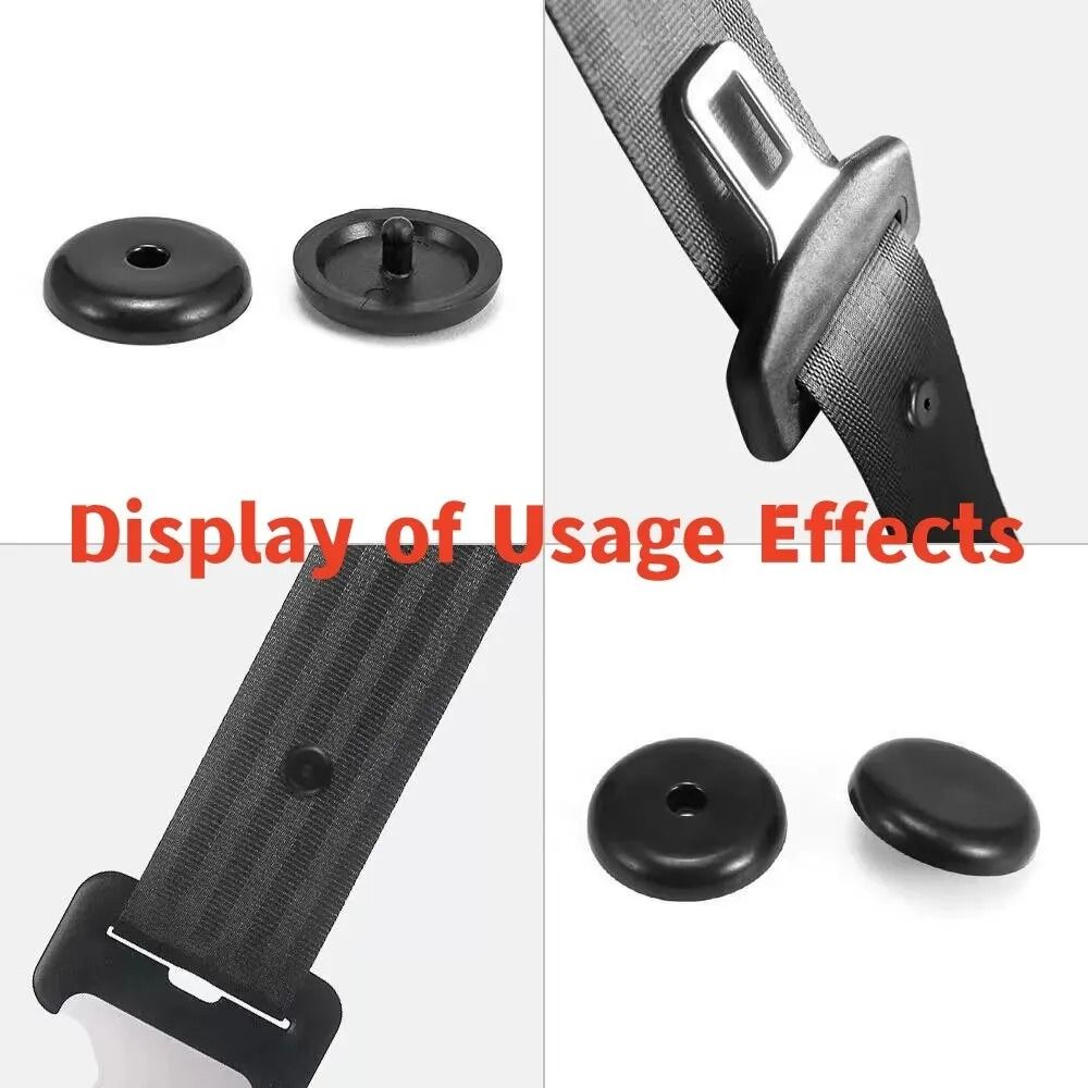 Adjustable Car Seat Belt Clip Non Slip Safety Buckle Set 8