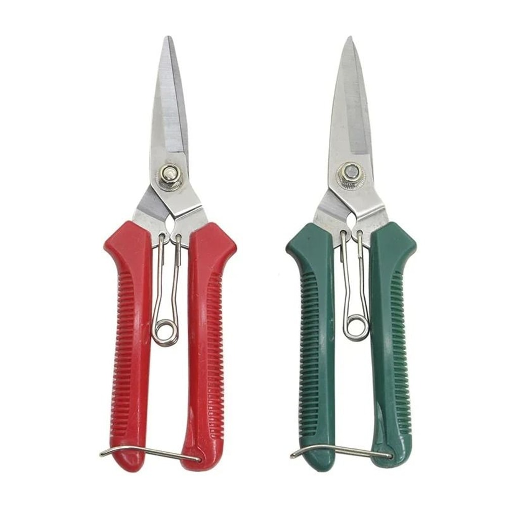 Stainless Steel Pruning Shears Straight Blade Garden Scissors 5