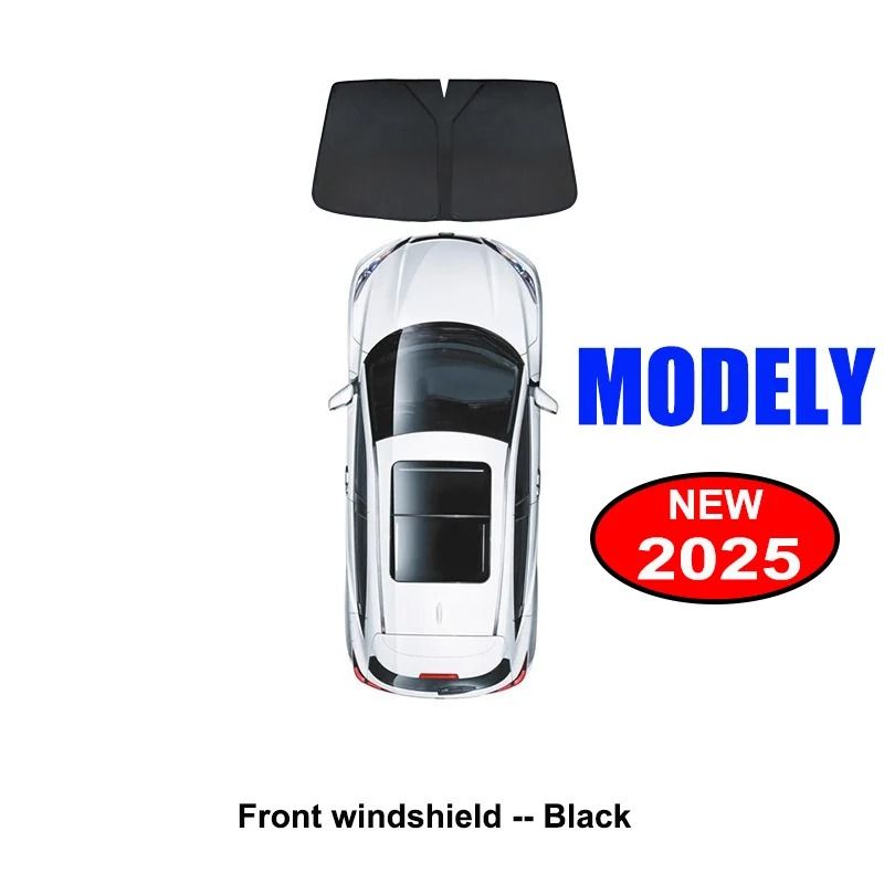 Tesla Model Y Sun Shade Windshield And Window Privacy Cover 6