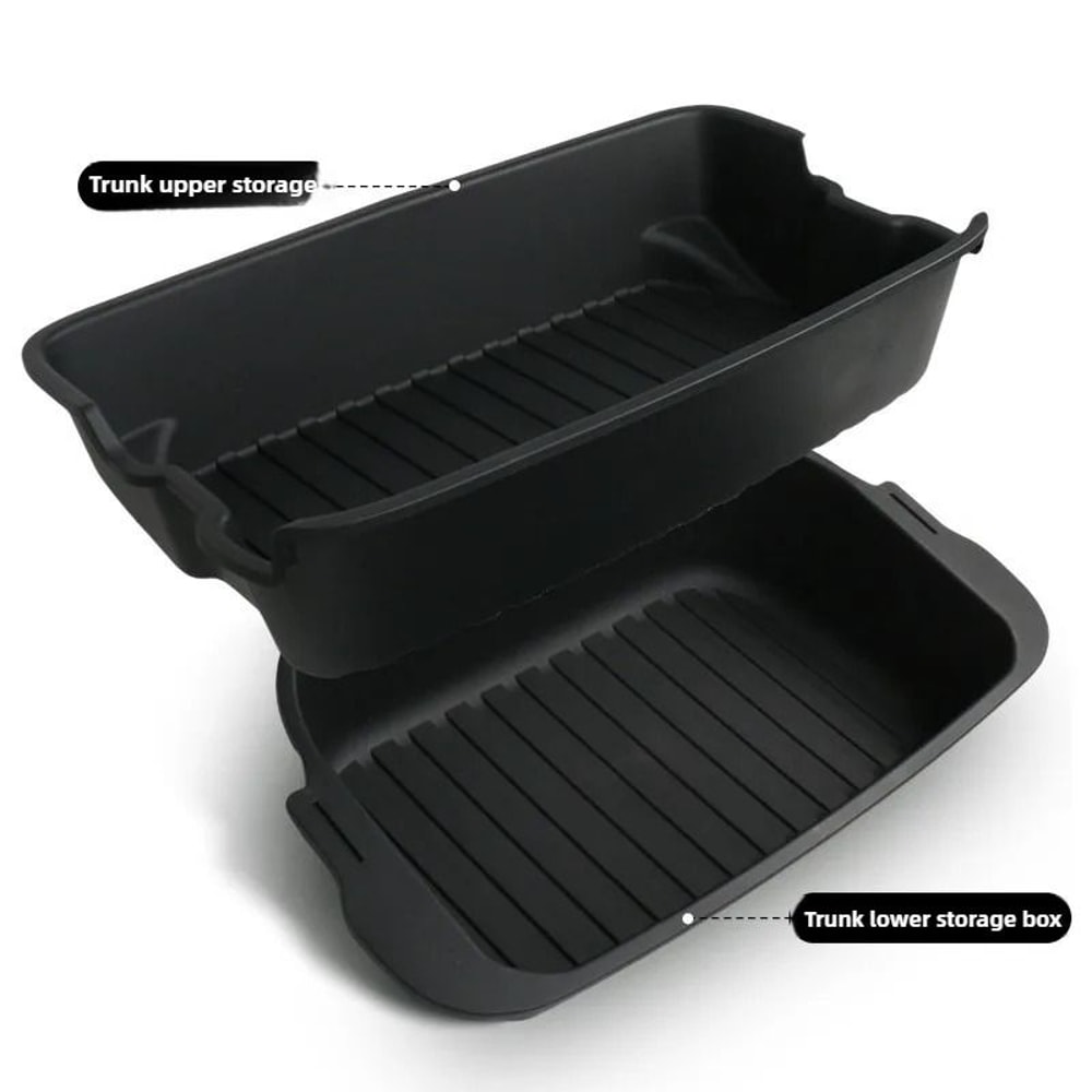 Tesla Model Y Frunk Organizer Double Deck Trunk Storage Box 8