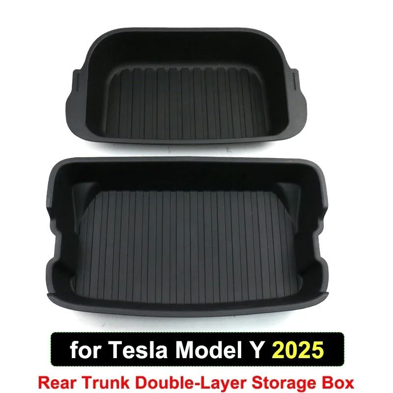 Tesla Model Y Frunk Organizer Double Deck Trunk Storage Box 3