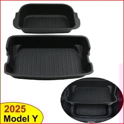 tesla model y frunk organizer double deck trunk storage box